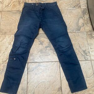 G-Star Raw Pilot Dark Blue Denim Jeans Men’s Size 33 x 32 New